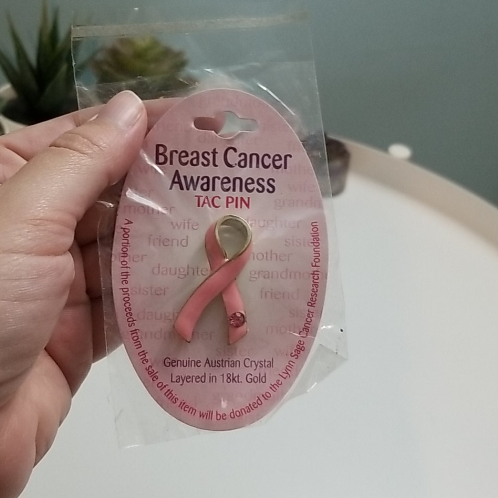 Breast cancer awareness tac pin